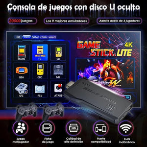 Game stick   Consola Y Dos Mandos Nuevos